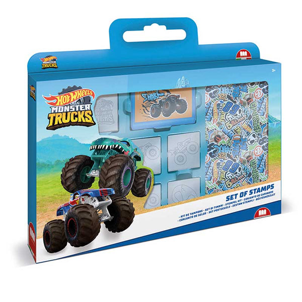 Hot Wheels Creativity Set with 7 Stamps, 3 Markers, and Drawing Pad