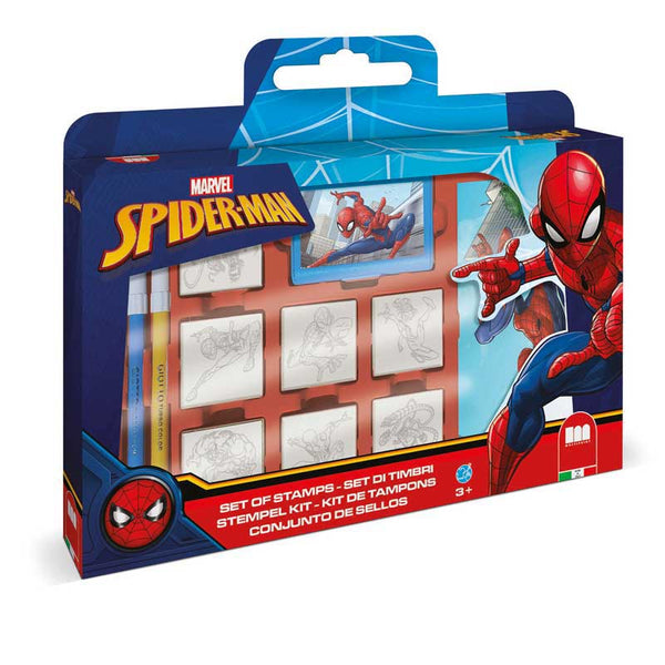 Spiderman Creativity Set with 7 stamps, 3 markers and a drawing pad