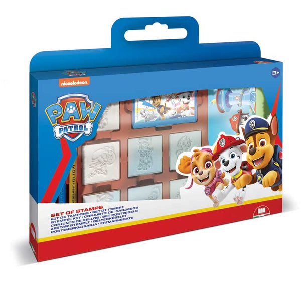 Paw Patrol Creativity Set with 7 stamps, 3 markers, and drawing pad