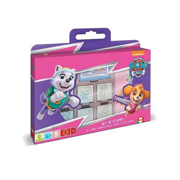 Paw Patrol Girl Craft Set with 7 stamps, 3 felt-tip pens and a drawing pad
