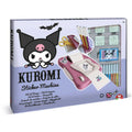 Комплект за създаване на стикери Kuromi с 12 флумастери, 50 стикери, 7 печата и книжка за оцветяване