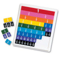 Learn fractions easily with colorful tiles