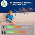 Сгъваем дрон с камера, сензори за препятствия и режим без глава, червен