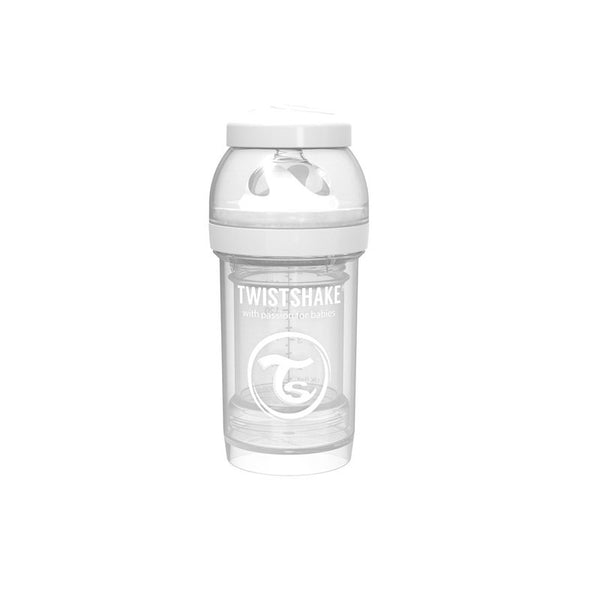 Шише за бебета против колики Twistshake 260 мл. бяло