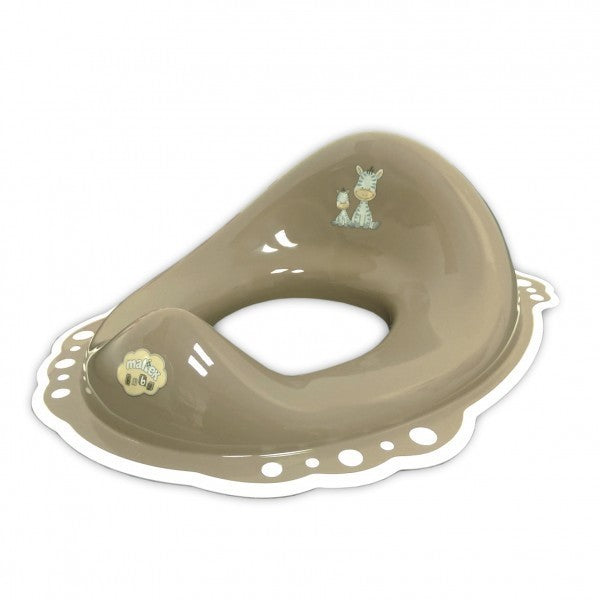 Toilet seat Zebra non-slip brown