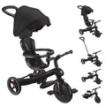 Триколка 4 в 1 GLOBBER EXPLORER TRIKE със сенник, черна