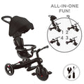 Триколка 4 в 1 GLOBBER EXPLORER TRIKE със сенник, черна