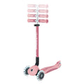 Тротинетка 5 в 1 GLOBBER GO UP DELUXE LIGHTS 360° - пастелно розова